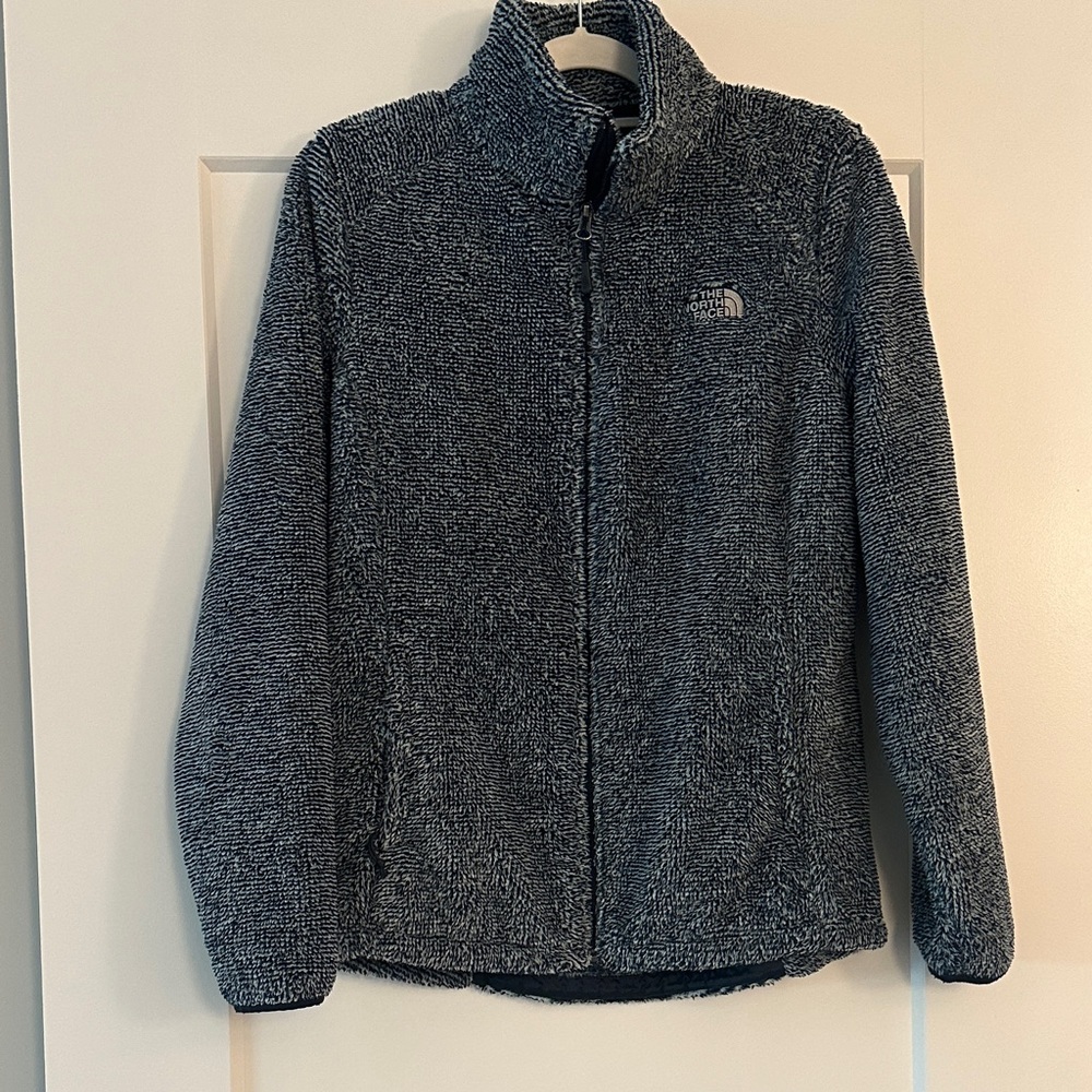 The North Face Charcoal/blue Fleece Jacket